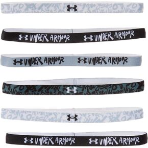 Under Armour Girls' Graphic Headbands 6-Pack, (686) Astro Pink/Pink/White, One Size Fits All