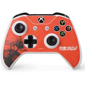 Skinit Decal Gaming Skin Compatible with Xbox One X Controller - Officially Licensed Cowboy Bebop Spike Poster Design