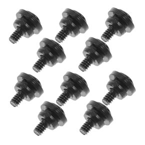 10pcs Hard Drive Mounting Screws Dampening Design for Ssd and Easy Installation Machine Screws with Flat Washers Compatible with Various Computer Configurations