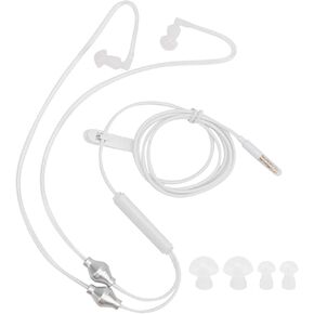 Air Tube Earphone, Earbuds Wired Headphones for Mobilephone, Smart & Soft Air Tube for Man & Woman Sporting & Driving(White)
