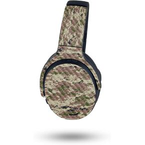 MightySkins Carbon Fiber Skin Compatible with Skullcandy Crusher ANC 2 - Urban Camo | Protective, Durable Textured Carbon Fiber Finish | Easy to Apply