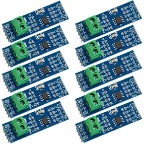 10pcs MAX485 RS485 Transceiver Module TTL to RS485 Converter UART Serial Communication for Arduino Raspberry Pi SCM Development Boards 5V Industrial Control Systems Reliable