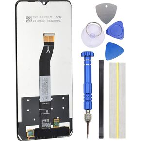 Black Full Screen Display Replacement for Xiaomi Redmi A3 with Dismantling Tool and Adhesive