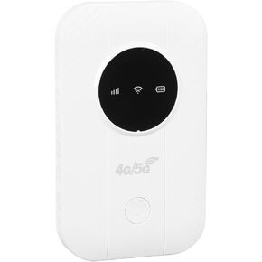 4G LTE Portable WiFi Router, 300Mbps High Speed Hotspot with Micro SIM Card Slot and USB Rechargeable Battery, for Travel Home Use and Connecting 10 Devices