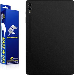 ArmorSuit 2 Pack Matte Black Metallic Vinyl Skin (Back Only) for Samsung Galaxy Tab S9+ 12.4" MilitaryShield - Made in USA
