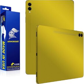 ArmorSuit 2 Pack Golden Yellow Metallic Vinyl Skin (Full Wrap) for Samsung Galaxy Tab S9 Ultra 14.6" MilitaryShield - Made in USA