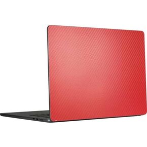 Skinit Decal Laptop Skin Compatible with MacBook Air 15 in (2023) - Red Carbon Fiber Specialty Texture Material Design