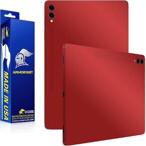 ArmorSuit 2 Pack Matte Red Metallic Vinyl Skin (Full Wrap) for Samsung Galaxy Tab S9 Ultra 14.6" MilitaryShield - Made in USA