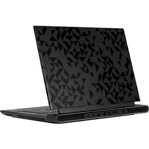 Skinit Decal Laptop Skin Compatible with Alienware M16 R1 Gaming Laptop - Officially Licensed Black Geometric Design