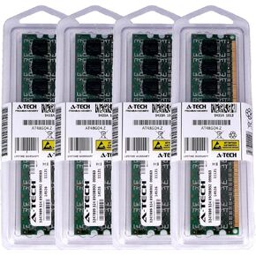 A-Tech 8GB KIT (4 x 2GB) For Dell Inspiron 519 530a/c 545 545s 546 546s. DIMM DDR2 NON-ECC PC2-6400 800MHz RAM Memory.