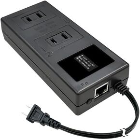 جهاز إعادة ضبط الطاقة الذكي Ezoutlet5-2R مع إعادة ضبط التلقائي ، 2 NEMA Sockets 2.5A ، Wi-Fi & Bluetooth & App يمكن التحكم فيه عبر LAN/Cloud ، إعادة تشغيل جهاز التوجيه ، الجدولة عن بُعد لأجهزة الشبكة.