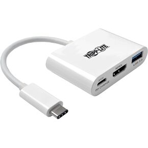 محول الفيديو الخارجي USB C إلى HDMI مع شحن USB-A HUB وشحن USB-C PD