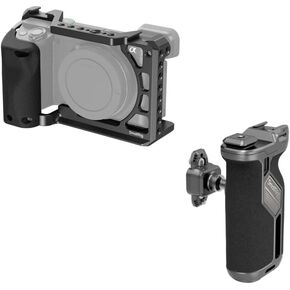 SmallRig a6100, a6300, a6400 Cage and Quick Release Rotating Side Handle with Integrated NATO Rail