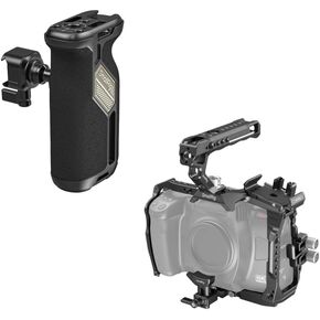 SmallRig Push-Button Rotating NATO Side Handle for Left and Right Hand and Camera Cage Basic Kit for BMCC 6K