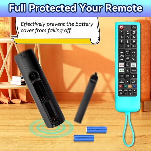 3 Pack Remote Case Compatible with Samsung TV Remote, Universal Silicone Protective Battery Cover Sleeve Skin for Samsung Smart TV LCD LED HDTV 3D Smart TVs Models (Pink+Blue+Green) in Saudi Arabia