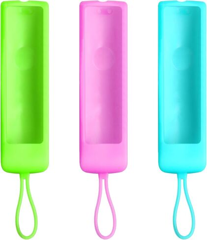 3 Pack Remote Case Compatible with Samsung TV Remote, Universal Silicone Protective Battery Cover Sleeve Skin for Samsung Smart TV LCD LED HDTV 3D Smart TVs Models (Pink+Blue+Green) in Saudi Arabia