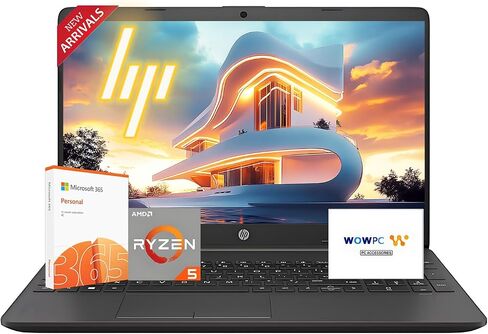 HP 255 G8 Business Lastop مع Microsoft Office 365 ، 15.6 "عرض LED FHD ، AMD Ryzen 5 5500U 6-cores Processor ، 32GB RAM ، 1TB SSD ، Ethernet RJ45 ، SD Card Reader ، Wi-Fi 6 ، Windows 11 Pro ، WOWPC USB in Kuwait
