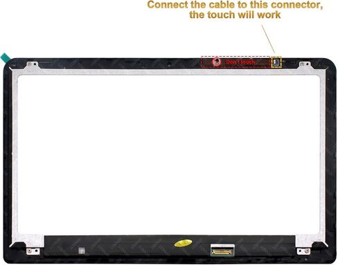LCDOLED Replacement 15.6 Touch Screen for HP Pavilion x360 15-bk010nr 15-bk015nr 15-bk021nr 15-bk074nr 15-bk075nr 15-bk076nr 15-bk151nr 15-bk152nr 15-bk153nr 15-bk020wm (Touch Digitizer+Bezel+Board) in Kuwait