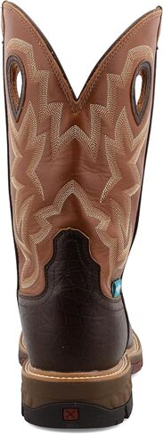 Twisted X Men's 12" Western Work Boot, Soft Toe, EE, 9 in Saudi Arabia