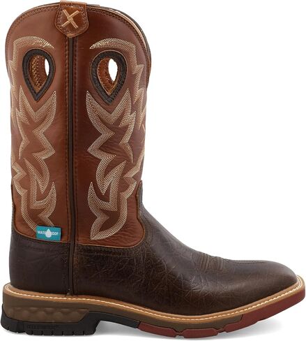 Twisted X Men's 12" Western Work Boot, Soft Toe, EE, 9 in Saudi Arabia