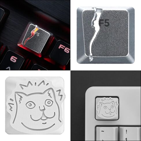 الألومنيوم المعدني keycap نقش المعادن تخصيص مفتاح التآكل مقاومة للوحات المفاتيح الميكانيكية in Kuwait