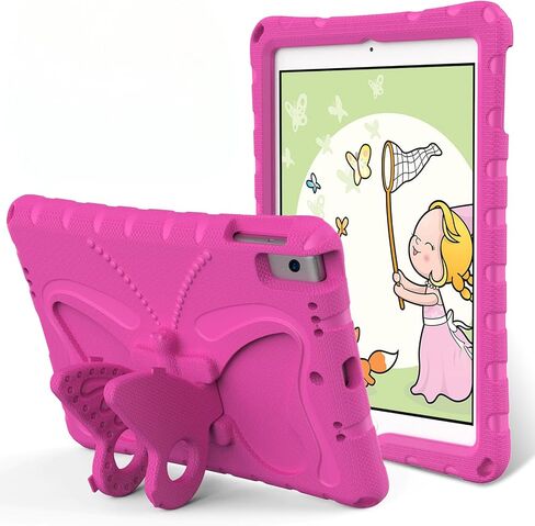 حالة Kids iPad لـ 9th/8/7th Gen - iPad 10.2 بوصة 2021/2020/2019 مع حامل الفراشة ، iPad Air 3 10.5 بوصة و iPad por in Kuwait