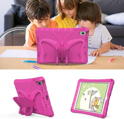 حالة Kids iPad لـ 9th/8/7th Gen - iPad 10.2 بوصة 2021/2020/2019 مع حامل الفراشة ، iPad Air 3 10.5 بوصة و iPad por in Kuwait