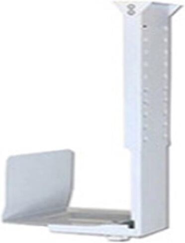 حامل حالة DL-GD50 Universal PC Under Under Cpu Side CPU Stand Computer Mainframe Hearmer Host Box Rack (White) in Kuwait