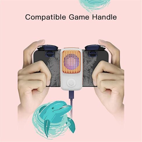 JSEIAJB Retro Mobile Phone Cooling Fan Universal Cell Phone Fast for Game Cooler Heat Sink for(D) in Kuwait