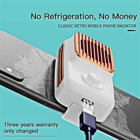 JSEIAJB Retro Mobile Phone Cooling Fan Universal Cell Phone Fast for Game Cooler Heat Sink for(D) in Kuwait