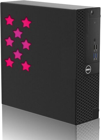 Dell Desktop PC Gaming Bundle - Core i5, 16GB RAM, 512GB SSD, AMD RX 550, RGB Keyboard with AI-Enabled Copilot Key, Mouse, RGB Headphone, Webcam, Wi-Fi, Win 11 Pro (Renewed) in Kuwait