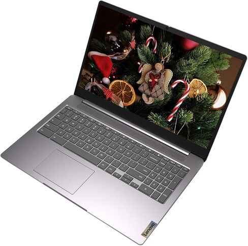 Lenovo IdeaPad 3i Chromebook, 15.6" FHD 1920 x 1080 Display, Intel Celeron N4500 1.1GHz, Intel UHD Graphics, 4GB RAM, 64GB SSD eMMC, Webcam, Bluetooth, Chrome OS, EAT 64GB USB Flash Drive, Arctic Grey in Kuwait