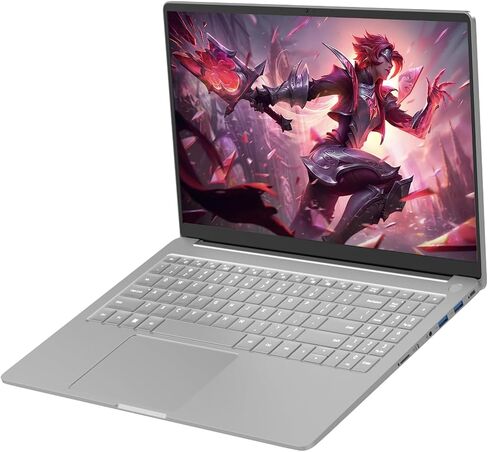 15.6" FHD Gaming Laptop with AMD Ryzen 9 6900HX (8/16, Up to 4.9GHz), 32GB DDR5 RAM, 1TB NVMe SSD Windows 11 Pro Laptops, Backlit KB, Privacy Camera, USB-C, Fingerprint Reader, High-Performance in Kuwait