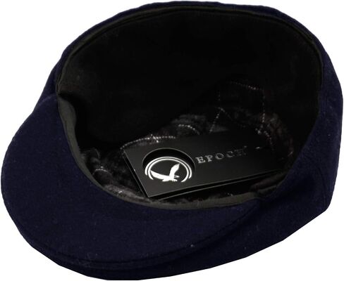 100% Wool Herringbone Winter Ivy Cabbie Hat w/Fleece Earflaps – Driving Hat (L, IVE2340PLAID) in Saudi Arabia