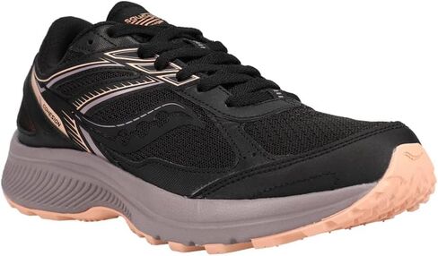 Saucony Women's Cohesion TR14 Trail Running Shoe, Charcoal/Jewel, 11.5 in Saudi Arabia