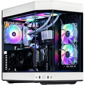 Velztorm Praetix Gaming Desktop PC (GeForce RTX 5080 16GB GDDR7 (Beats 4090), Intel i9-14900K Upto 6.0GHz, 64GB DDR5, 2TB PCIe NVMe SSD + 6TB HDD, 6 RGB Fans, 360mm AIO, 1000W PSU, WiFi 6, Win11Home)