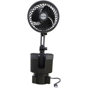 Cup Holder Fan Mini USB Fans Small Quiet, 6 inch, Fan Cup Holder Extender, Fit for Round Recess