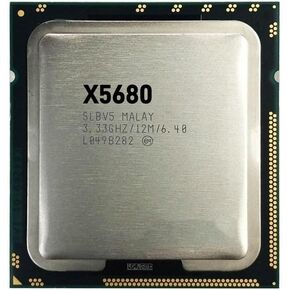 X5680 3.3 جيجاهرتز المستخدمة ستة نواة معالج وحدة المعالجة المركزية 12M 12M 130W LGA 1366