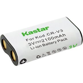 Kastar 3V CRV3 CR-V3 Battery Replacement for Kodak C310 C530 C875, Canon PowerShot A60 A70 A75 A300, Konica Digital G100, Olympus FE-120 SP-310 SP-350 SP-500UZ, Nikon CoolPix 990, Toshiba PDR-M81