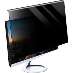 Wzglod 27 Inch Computer Privacy Screen Filter, Removable Privacy Shield Compatible with 16:9 Widescreen Monitor, Anti Blue Light Privacy Screen, Anti-Glare Protector