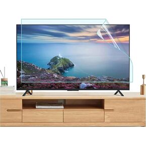 Wzglod Anti Glare Film for TV 32-75 Inch Anti Glare Screen TV Glare Stopper, Blue Light Filter, Anti Glare TV Screen Protector