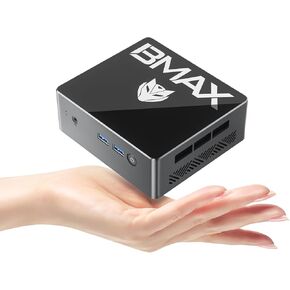 Bmax B4 Pro Mini PC Intel N97(up to 3.6GHz) 16GB DDR4/512GB SSD Micro Computer 4K Dual Screen Display WiFi5/Dual HDMI/BT4.2