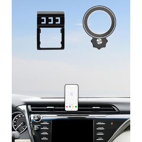 حامل هاتف سيارة المغناطيسية لـ Toyota Camry 2018-2020 ملحقات متوافقة مع Magsafe Free Free 360 ​​درجة التناوب لا يؤثر على تنفيس الهواء تنفيس