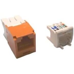 PANDUIT CJ688TGOR PANDUIT CJ688TGOR Connector, 22-26 AWG, Jack Module, 4-Pair