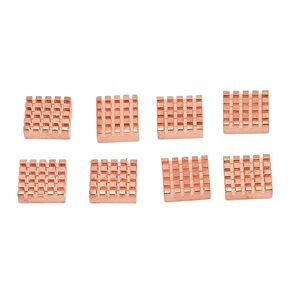 Pure Copper Heat Sink CPU Cooler Heatsink for Desktop Laptop IC Chip Graphics Card CPU VGA RAM VRAM M.2 SSD, Professional VGA Heatsink Kit, Suitable for Gaming Enthusiasts, 401wmk Thermal Conductivity