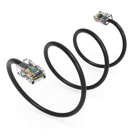 100Ft Cat5E UTP Ethernet Network Non Booted Cable Black