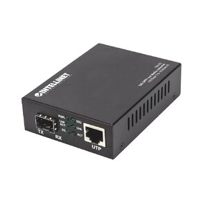 10GBase-T to 10GBase-R Media Converter,1 x 10 GB SFP+ Slot, 1 x 10 GB RJ45 Port