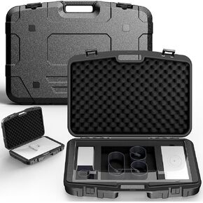 LUCMO Waterproof Hard Case For Starlink Gen 3, Portable Carrying Case with Precision Cut EVA Inner for Starlink Dish Kit, Heavy Duty Case Ideal for Travel and Camping