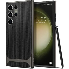 Spigen Neo Hybrid Designed for Galaxy S23 Ultra Case (2023) [Military-Grade Protection] - Gunmetal
