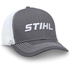 Stihl Grey and White Mesh Back Cap